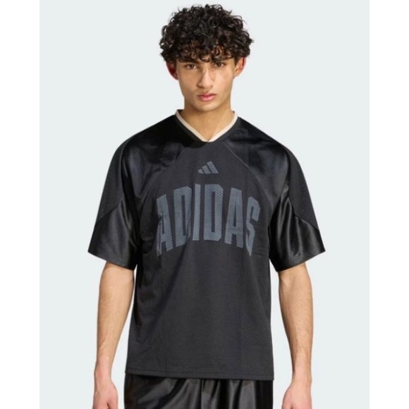 ADIDAS MAGLIA A RETE GRAFICA STADIUM NERO/BIANCO ADIDAS MAGLIA A RETE GRAFICA STADIUM NERO/BIANCO