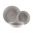 SERVIZIO PIATTI 18 PEZZI "ALBA" - GRIGIO
