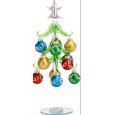 NATALE-ALBERO DI NATALE+PALLINE IN VETRO 