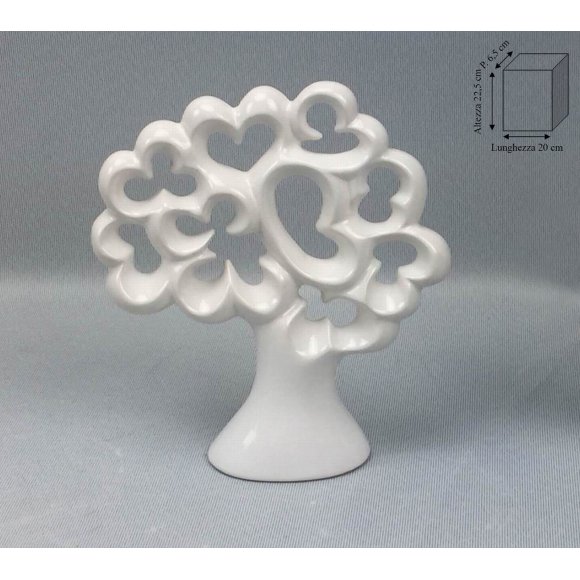 ALBERO BIANCO 22,5 CM
