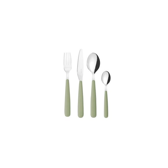 GUZZINI - SET 24 POSATE "POP" - VERDE ALGA