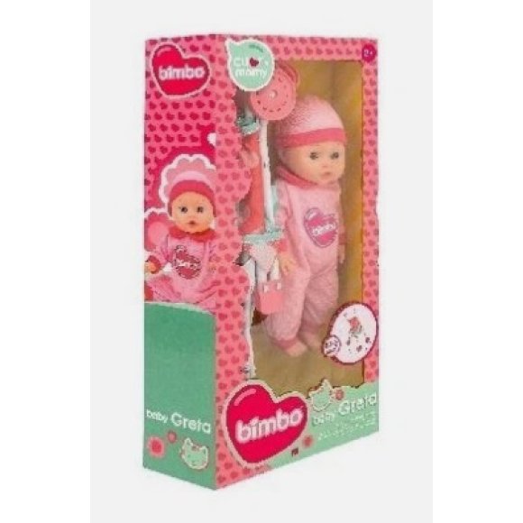 BAMBOLA C/PASSEGGINO 36CM 40963 BAMBOLA C/PASSEGGINO 36CM 40963