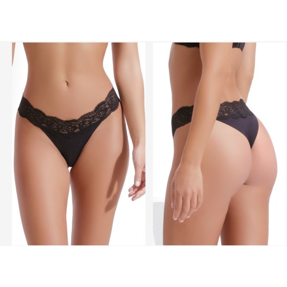 LOVE&BRA - BRASILIANA DONNA "ALLEGRA" - NERO