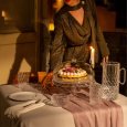 GUZZINI - ALZATA CON CAMPANA "VANITY" - TRASPARENTE