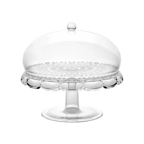 GUZZINI - ALZATA CON CAMPANA "VANITY" - TRASPARENTE