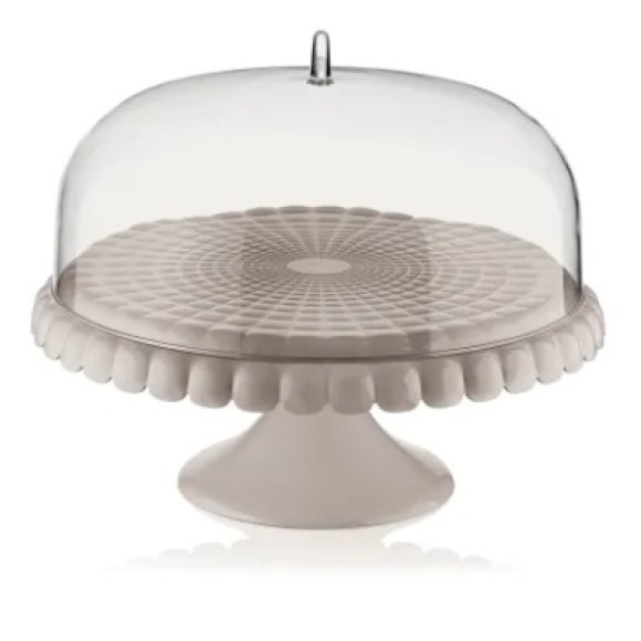 GUZZINI - ALZATA CON CAMPANA "TIFFANY" - TORTORA