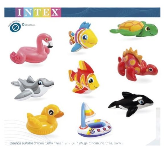 ANIMALETTI GONFIABILI 25X15 CM  - MODELLI ASSORTITI 