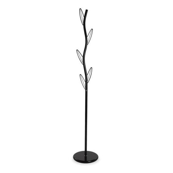 ATTACCAPANNI METALLO "LEAVES" - NERO