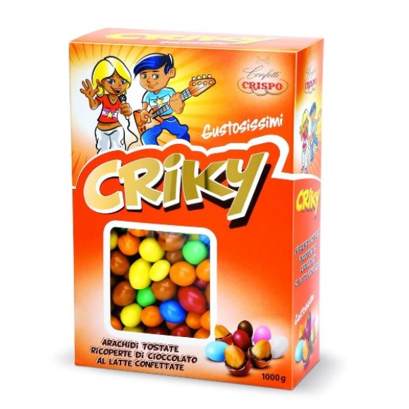 CRISPO - CRIKY CIOCO ARACHIDI 1KG - COLORATI