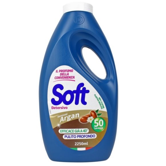 DETERSIVO LIQUIDO SOFT 50 LAVAGGI SENSUAL ARGAN