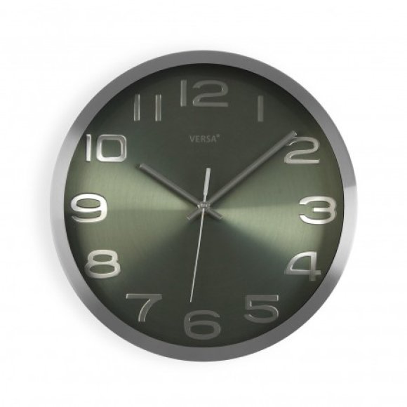 OROLOGIO DA PARETE IN ALLUMINIO - ARGENTO