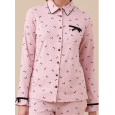 NOI DI NOTTE-Pigiama Donna Caldo Cotone Art Romantic FA9285 