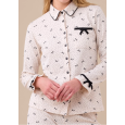 NOI DI NOTTE-Pigiama Donna Caldo Cotone Art Romantic FA9285 