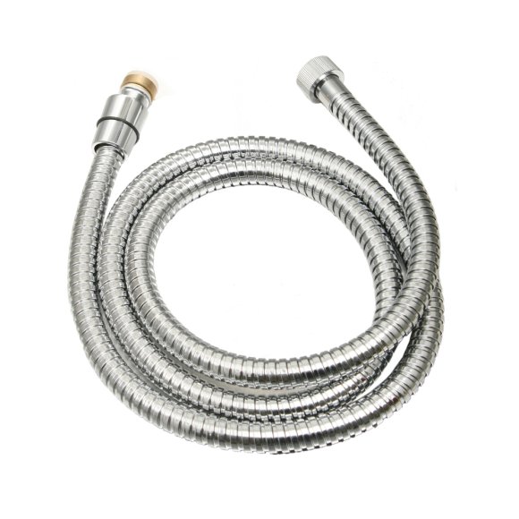 FLESSIBILE ACCIAIO CROMATO CON DOPPIA AGGRAFFATURA - 200 CM