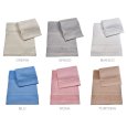 VINGI - COPPIA ASCIUGAMANI COTONE "AIDA" - COLORI ASSORTITI