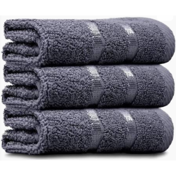 ASCIUGAMANI VISO PETTINATO GRIGIO 600GR SP944996 