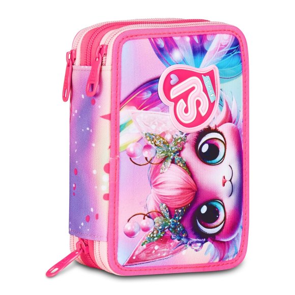 ASTUCCIO 3 ZIP SJ GANG CAT LED