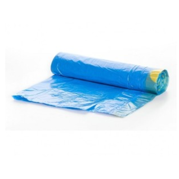 SACCHI 70X110 CON STRINGA AZZURRO 10P