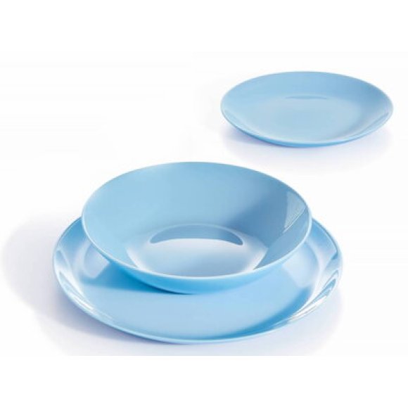 SERVIZIO PIATTI DIWALI BLU - 18 PEZZI
