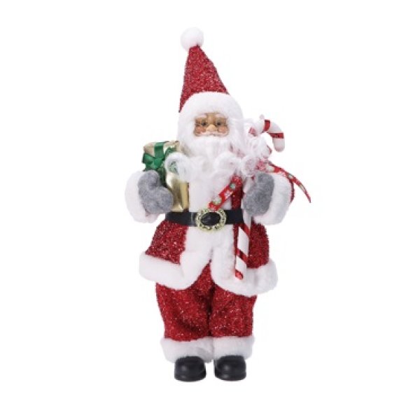 NATALE- BABBO NATALE IN PLASTICA-CM16X12XH30
