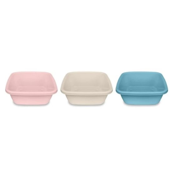 Bacinella Quadrata 6 Litri - Colori Assortiti