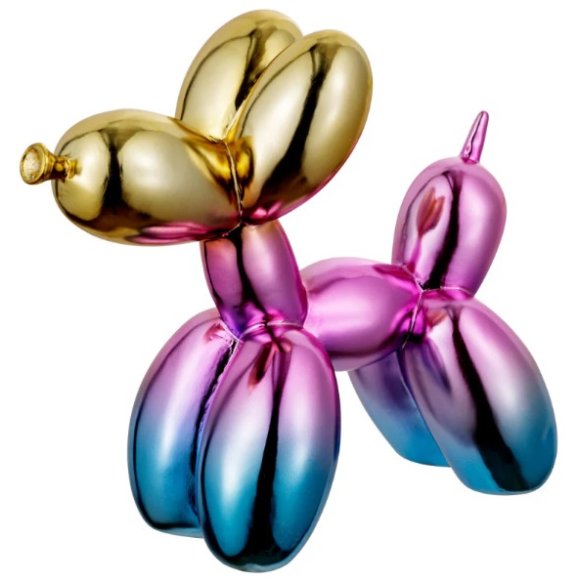 STATUETTA "BALLOON DOG" DECORAZIONE IN RESINA