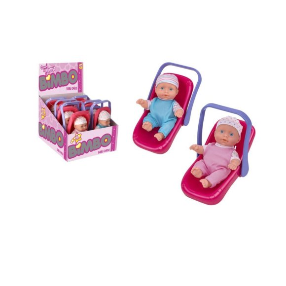 BAMBOLA 20CM CON OVETTO 2 ASS 8PZ