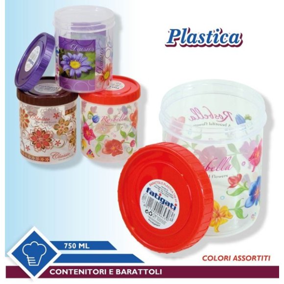 BARATTOLO PLASTICA 750 ML
