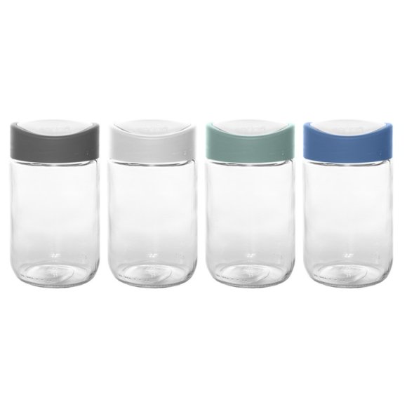 BARATTOLO VETRO COLORCAP 660CC - COLORI ASSORTITI