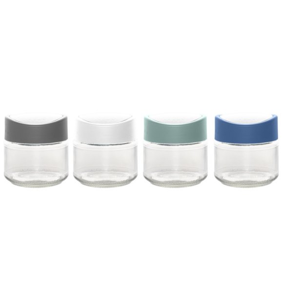 BARATTOLO VETRO COLORCAP 300CC - COLORI ASSORTITI