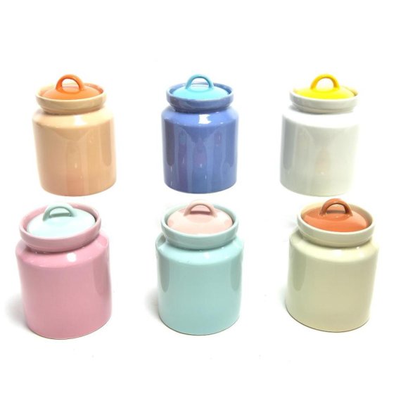 BARATTOLO IN CERAMICA - COLORI ASSORTITI