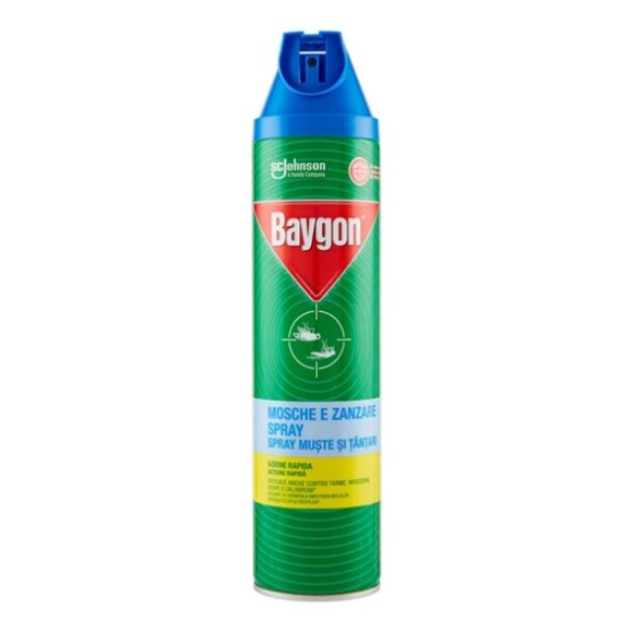 BAYGON BLU MOSCHE & ZANZARE - 400 ML 