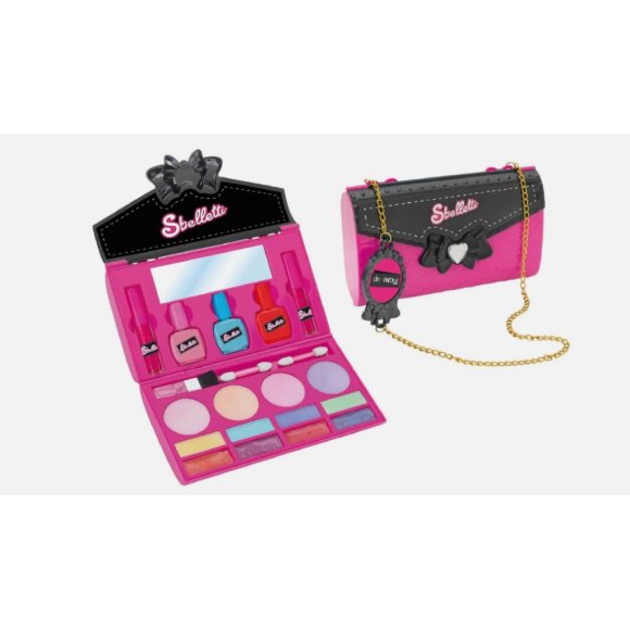 SET BEAUTY BAMBINA CON PALETTE MAKEUP, LUCIDALABBRA E ACCESSORI TRUCCO SET BEAUTY BAMBINA CON PALETTE MAKEUP, LUCIDALABBRA E ACCESSORI TRUCCO