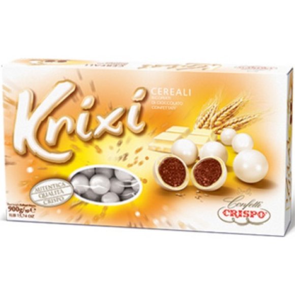 CRISPO - CONFETTI KRIXI CEREALI - BIANCHI - 900 GR