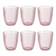 BORMIOLI - 6 PEZZI BICCHIERI ACQUA LILAC - ROSA