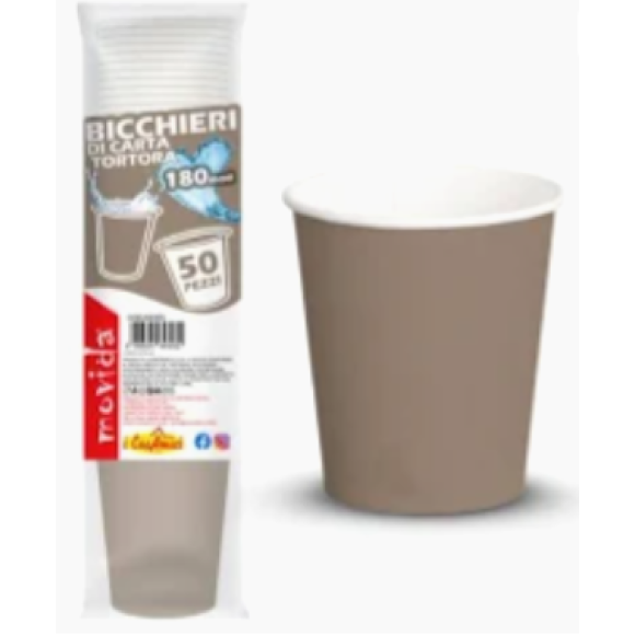 Movida Bicchieri Bio Acqua 180 ml – 50 pezzi