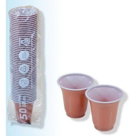 BICCHIERINI CAFFÉ 50 PEZZI - MARRONE