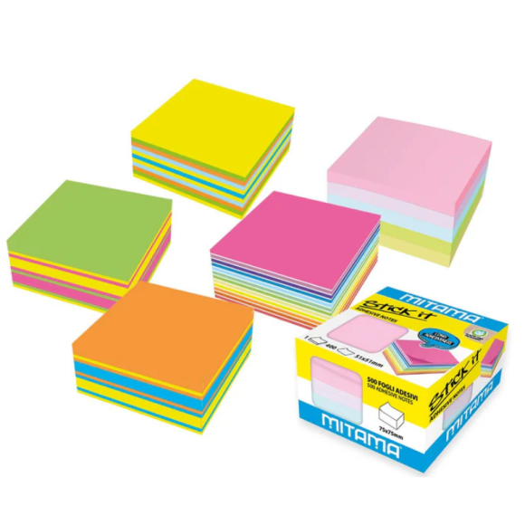 MITAMA CUBO FOGLI ADESIVI 500FG