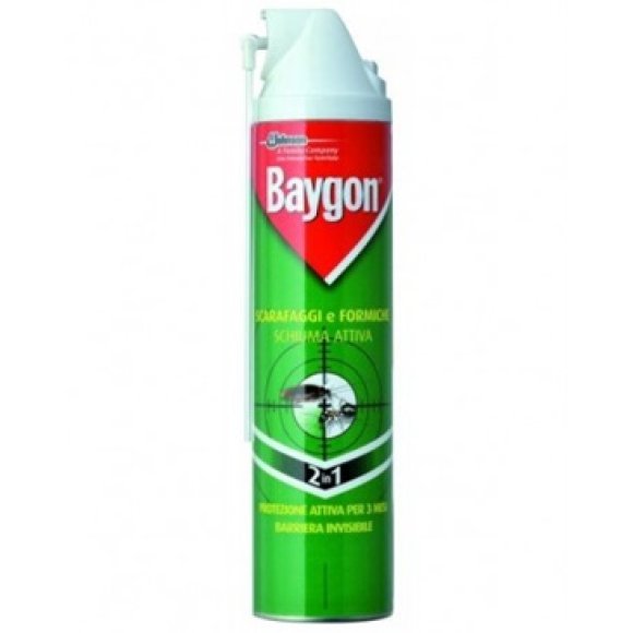 BAYGON SCARAFAGGI E FORMICHE SCHIUMA ATTIVA - 400 ML