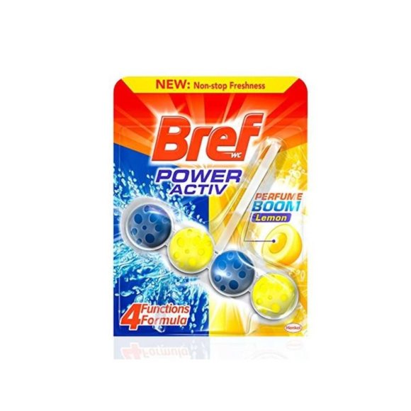 Bref WC Power Activ Lemon - Deodorante e Detergente per WC 4 in 1