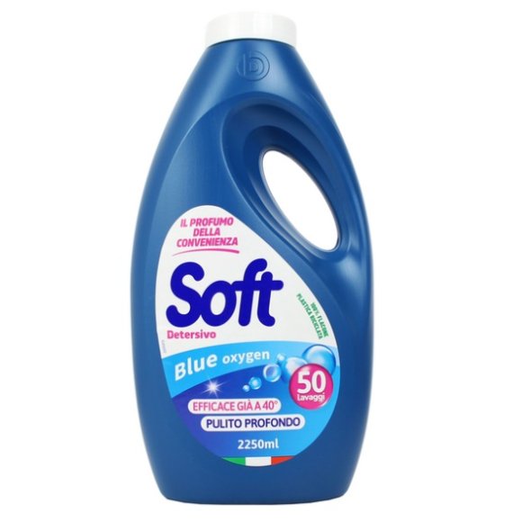 Soft Detersivo a mano e in lavatrice “Blue Oxygen” – 50 Lav.