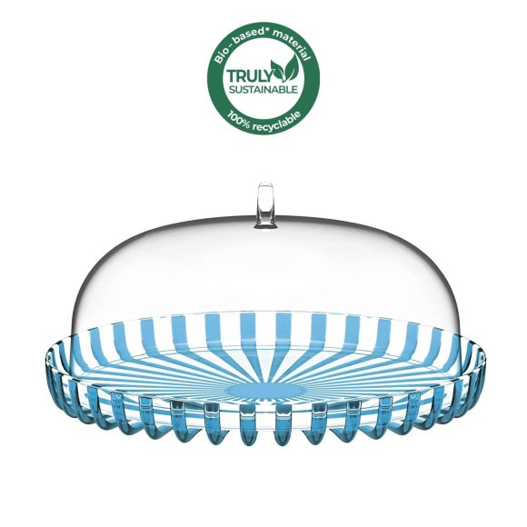 GUZZINI - SET TORTIERA  "DOLCEVITA" - TURCHESE