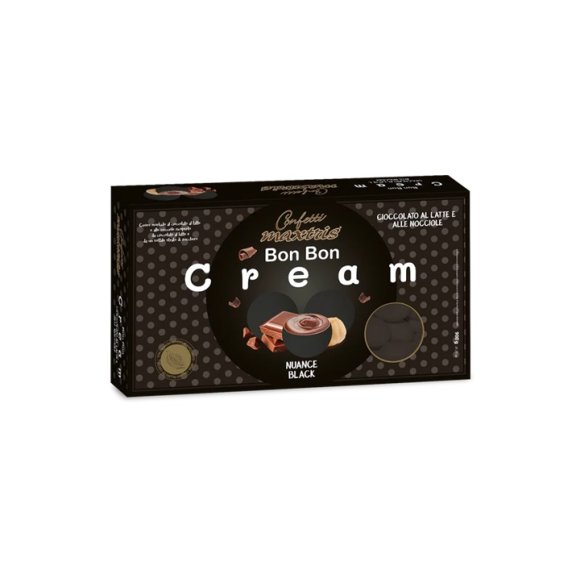 MAXTRIS - CONFETTI BOB BON CREAM NUANCE - NERO