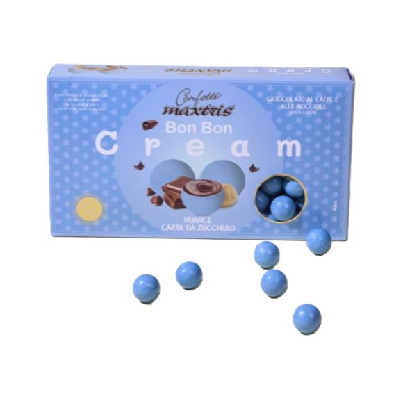MAXTRIS  CONFETTI BOB BON CREAM NUANCE CARTA DA ZUCCHERO - 900 GR