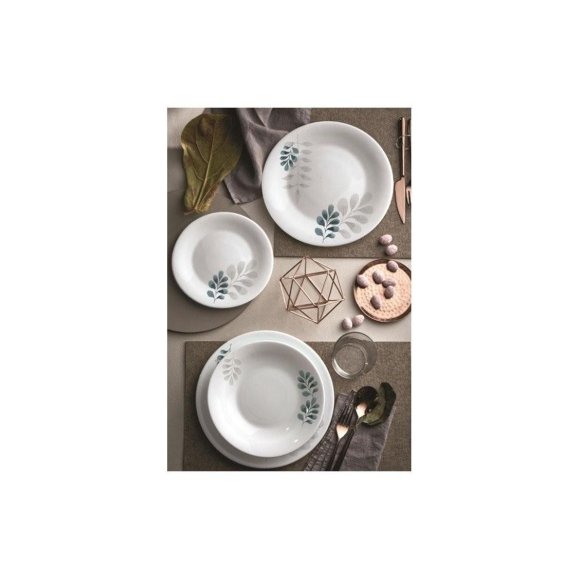BORMIOLI - SERVIZIO PIATTI  "MOON BOTANICA" BLU - 18 PEZZI