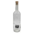 BOTTIGLIA VETRO BORDEAUX CON TAPPO 750ML