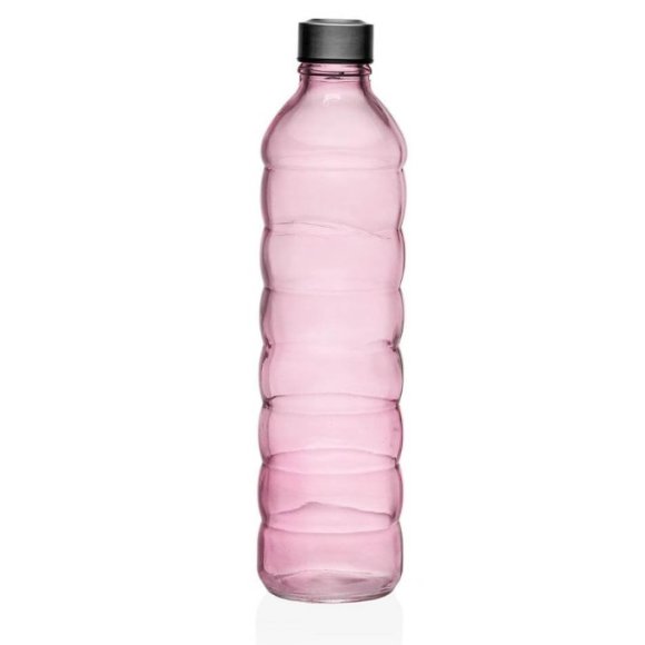 BOTTIGLIA IN VETRO ROSA - 1250ML 
