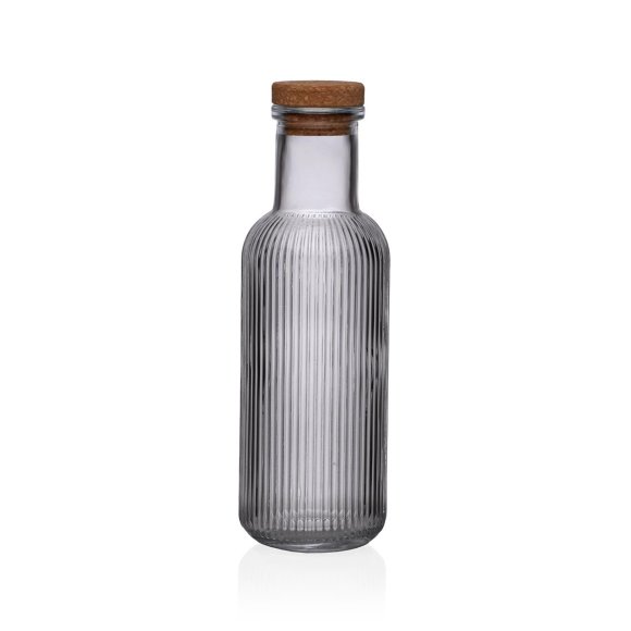 BOTTIGLIA STRISCE 1000ML - GRIGIA