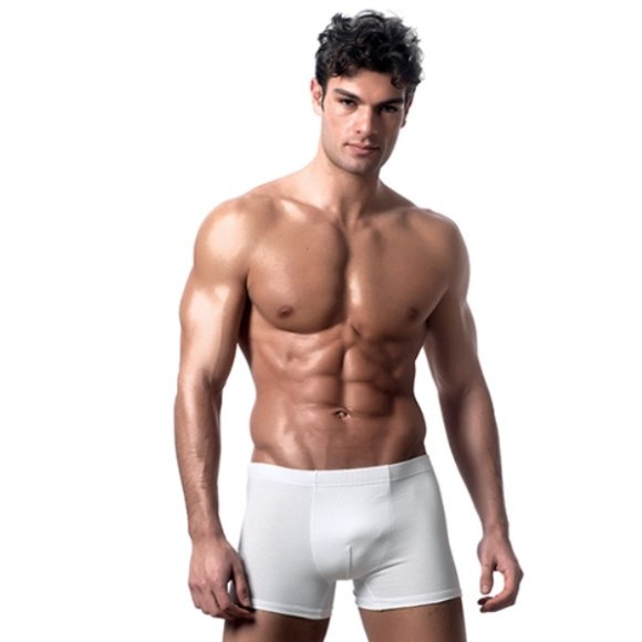 ROSSOPORPORA - 3 PEZZI BOXER UOMO "FABRY" - BIANCO