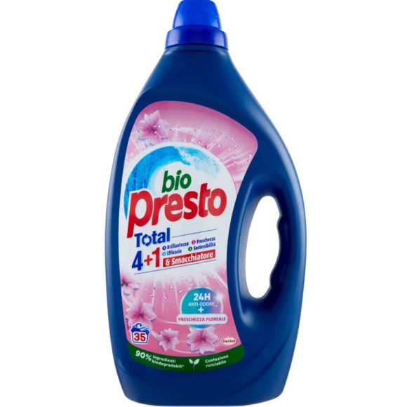 BIO PRESTO Liquido Freschezza Floreale 35 Lavaggi 1.575 ml